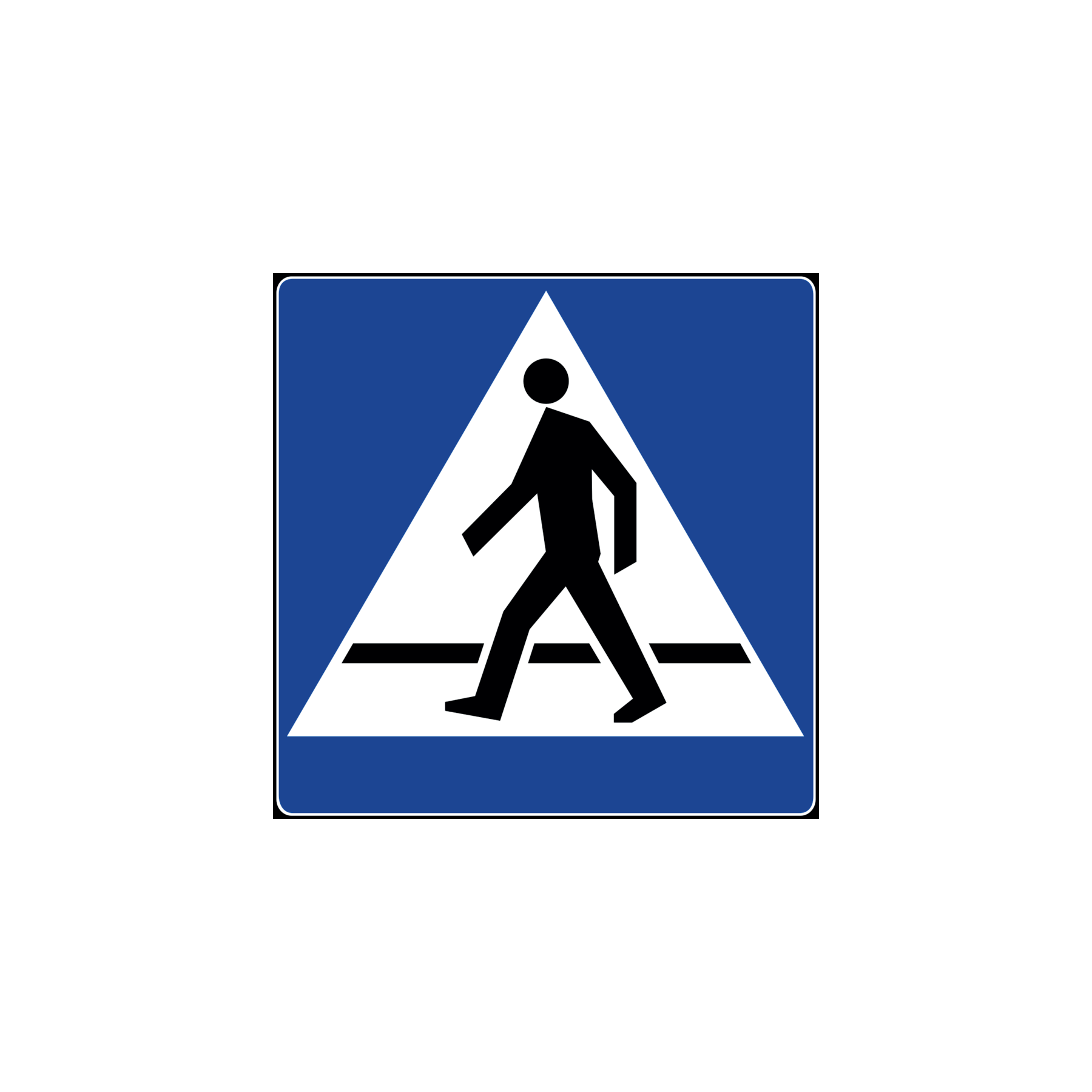 Który znak oznacza przejście dla pieszych?
